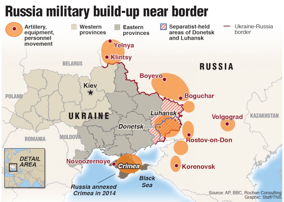 Tensions Are High On The Border Between Ukraine And Russia