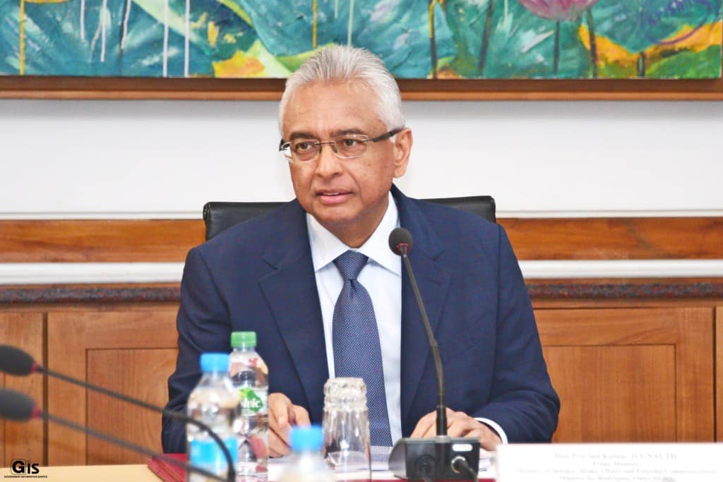 Prime Minister Jugnauth Chairs High Level Committee For Elimination Of   PM Pravind Jugnauth 