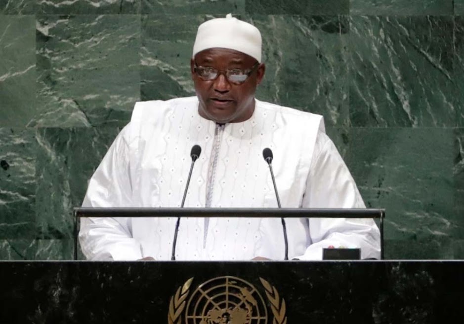 Gambia Foils Coup Attempt Detains Four Soldiers   President Of The Gambia Adama Barrow Speaks At The 77th Session Of The United Nations General Assembly 